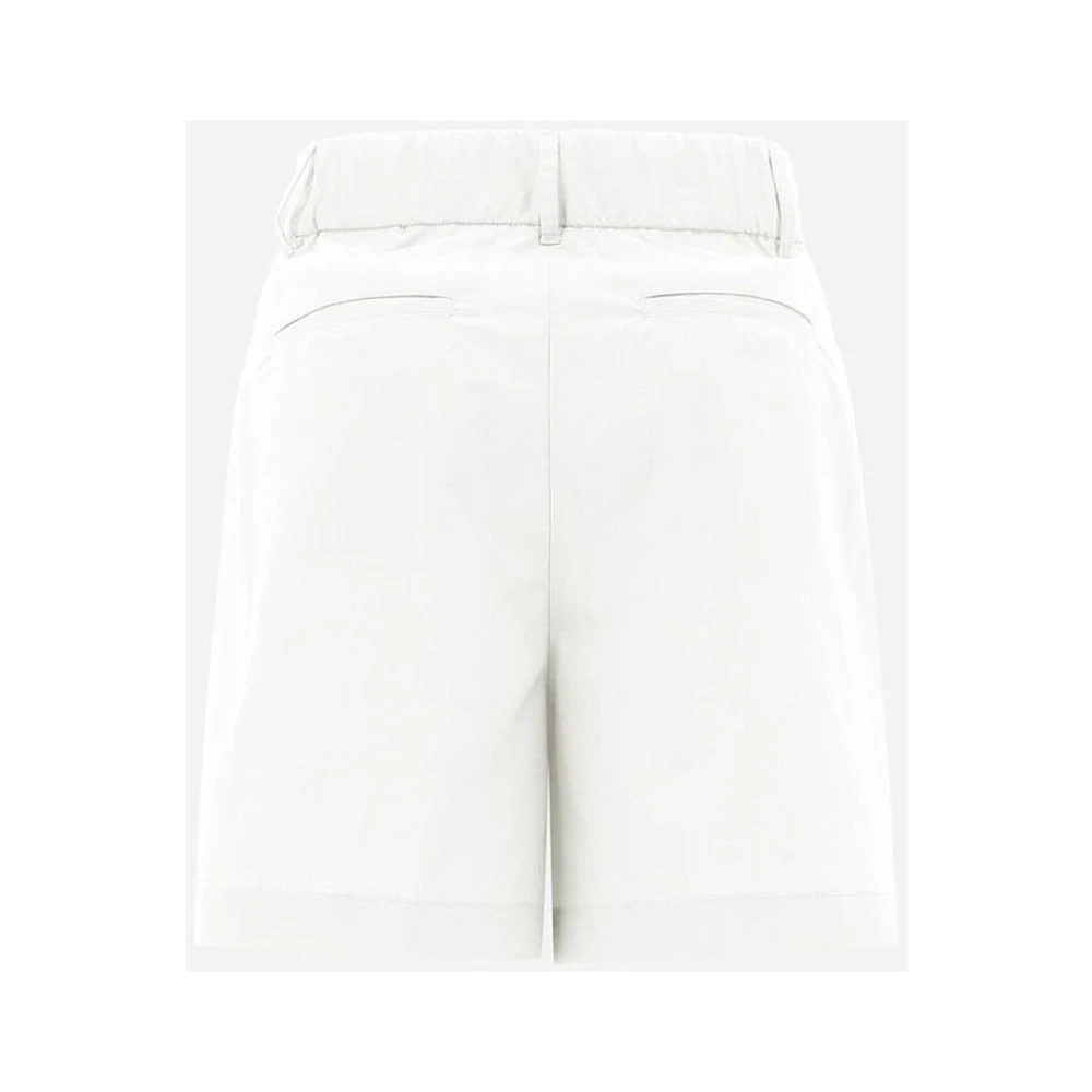 Herno Lichte Katoenen Stretch Shorts White Dames