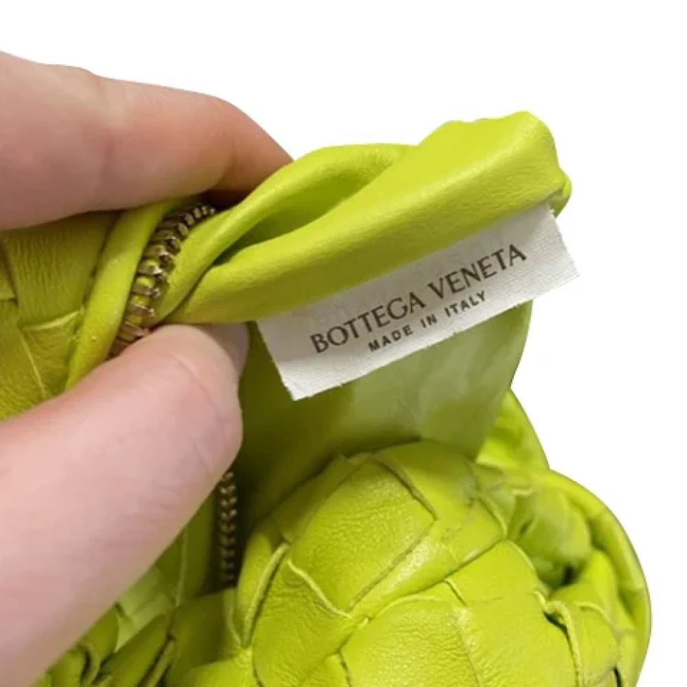 Bottega Veneta Vintage Pre-owned Leather clutches Green Dames