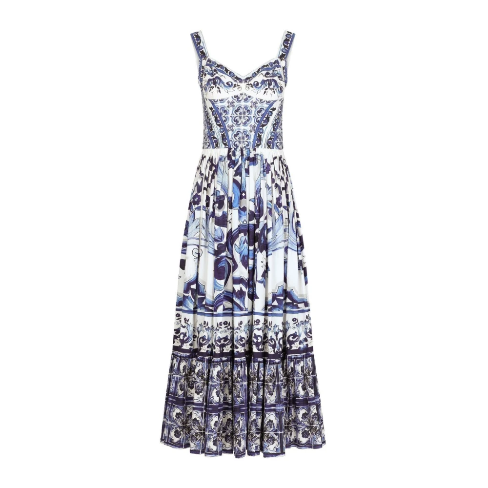 Dolce & Gabbana Maxi Dresses Blue Dames
