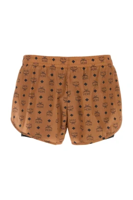Tryckta nylonshorts för män