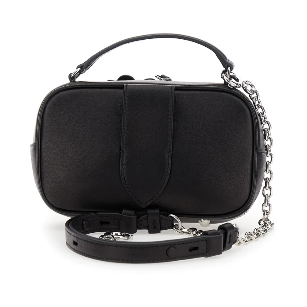 Maison Margiela Zwarte Glam Slam Handtas met Gewatteerd Ontwerp Black Dames