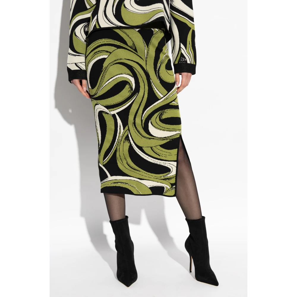 Diane Von Furstenberg Rok met patroon Green Dames