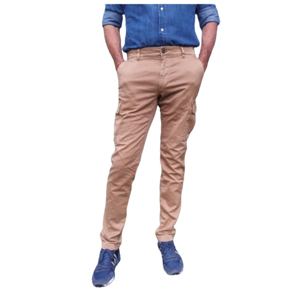 Mason's Extra Slim Cargo Broek Beige Heren