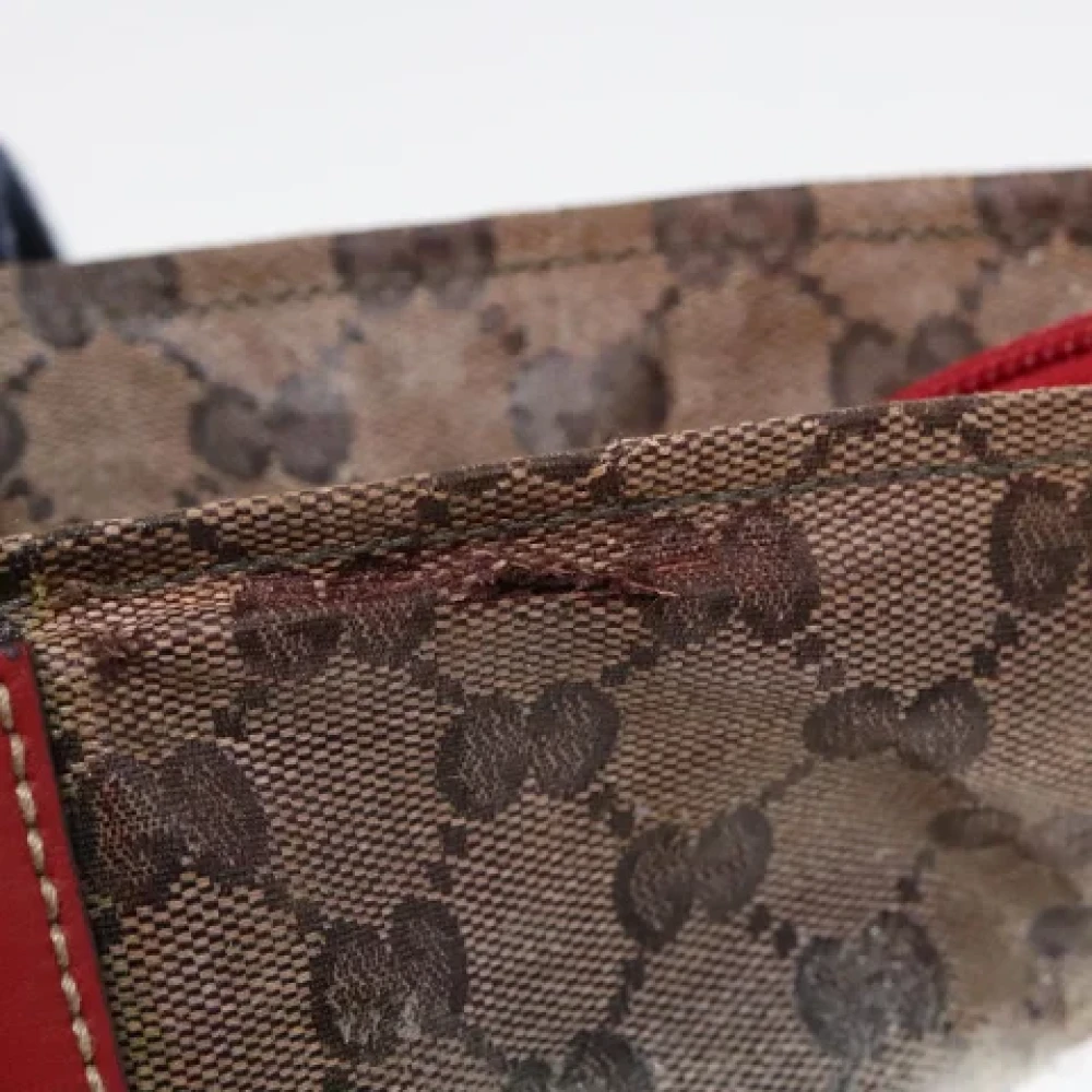 Gucci Vintage Pre-owned Coated canvas gucci-bags Beige Dames
