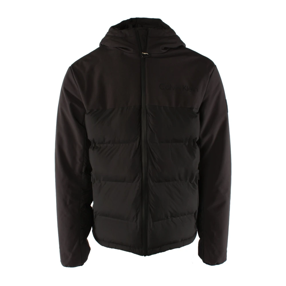 Calvin Klein Men's Black Winter Jackets, L, Winter Jacket