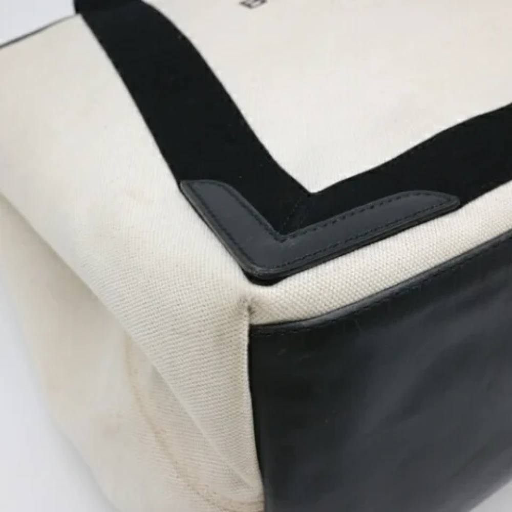 Balenciaga Vintage Pre-owned Fabric balenciaga-bags Beige Dames