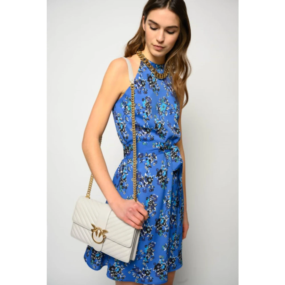 pinko Georgette Jurk Multicolor Dames