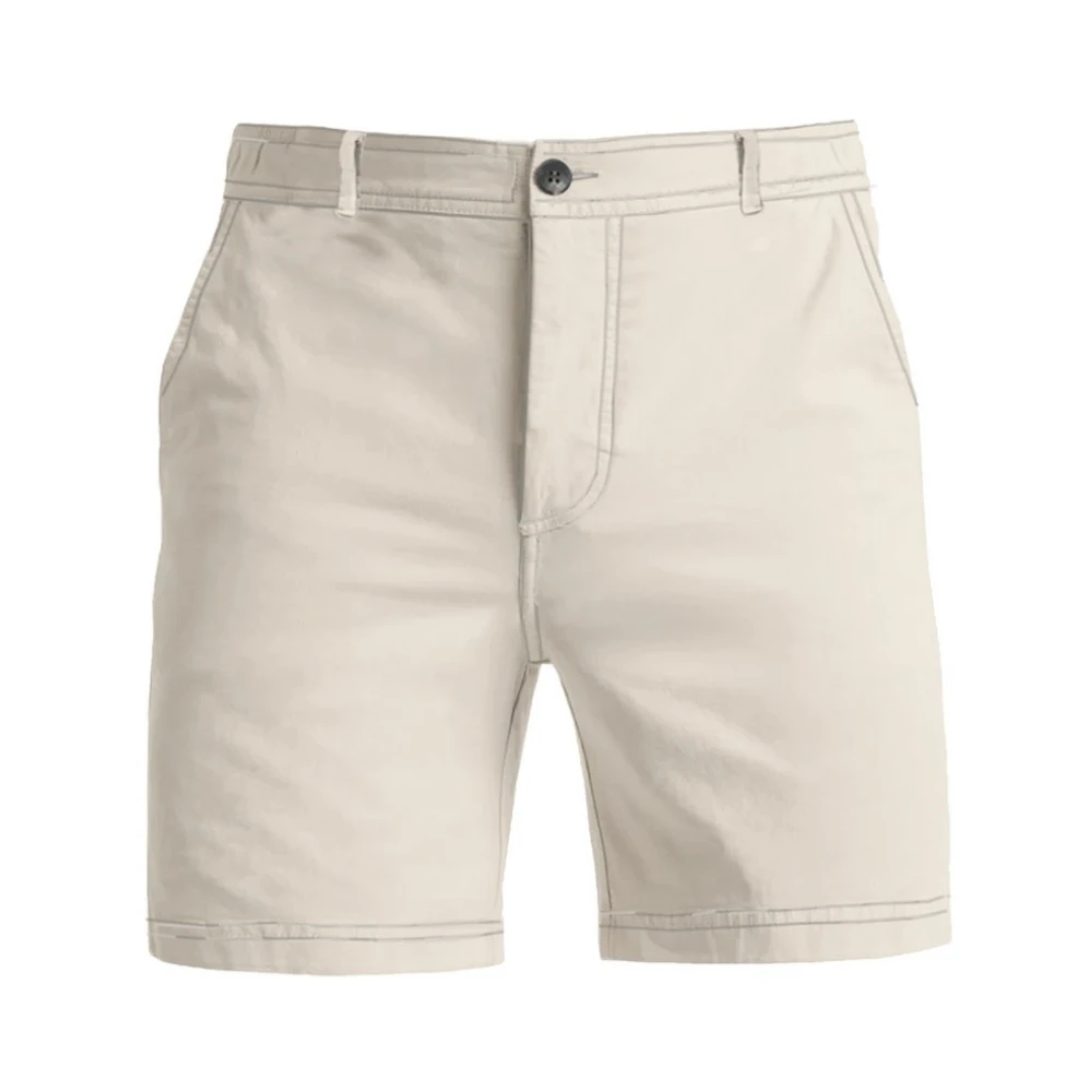 Mc2 Saint Barth Beige Stylish Shorts For Men - Male - Casual Shorts - L - Shorts