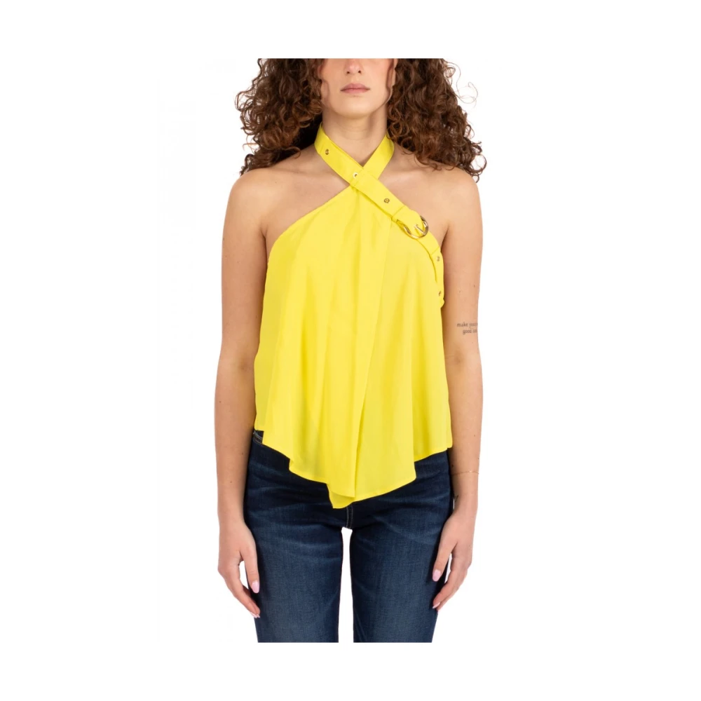 Pinko TOP Stijlvolle Shirt voor Vrouwen Yellow Dames