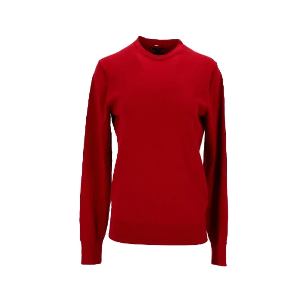 Tommy Hilfiger Pre-owned Wool tops Red Dames
