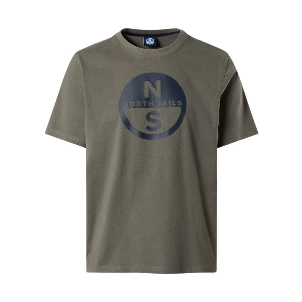 North Sails Men's Green T-Shirts, 2XL, Big Logo T-Shirt