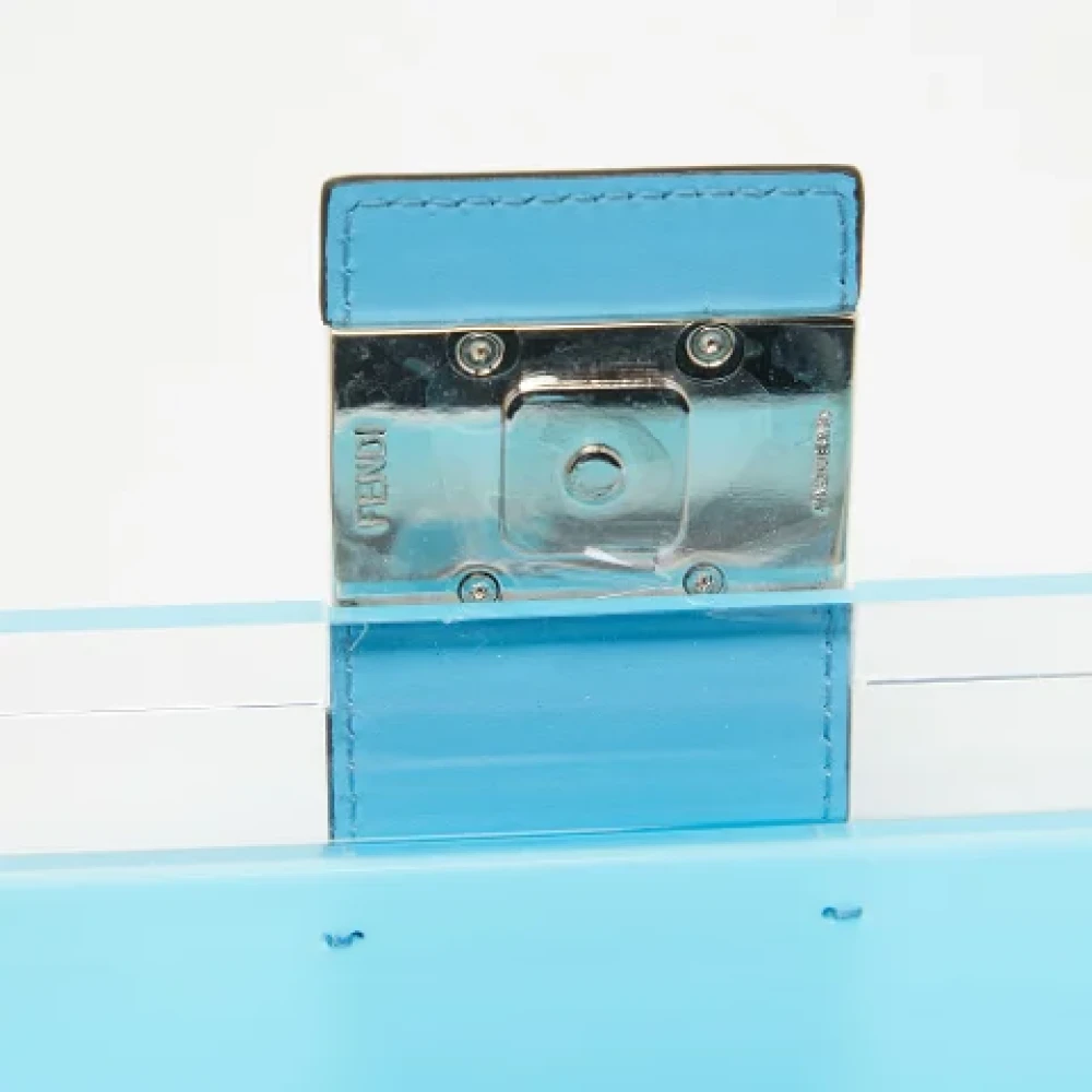 Fendi Vintage Pre-owned Leather fendi-bags Blue Dames
