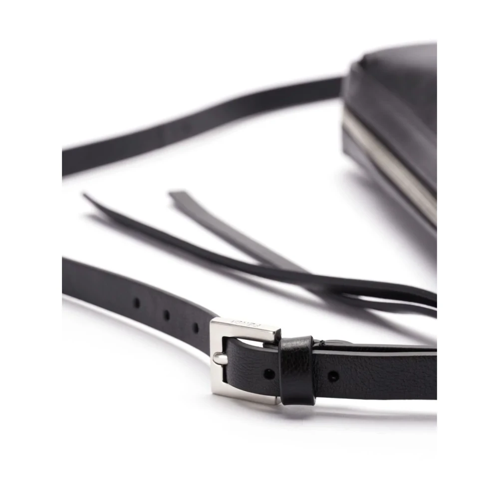 Fendi Iconische FF-verfraaide Crossbody-tas Black Dames