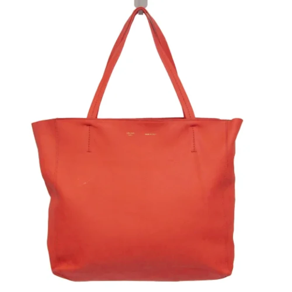 Celine Vintage Pre-owned Leather totes Orange Dames