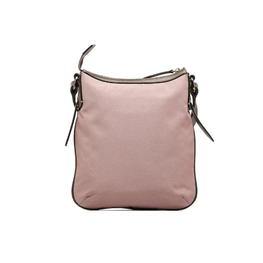 Burberry Vintage Pre-owned Canvas shoulder-bags Pink Dames