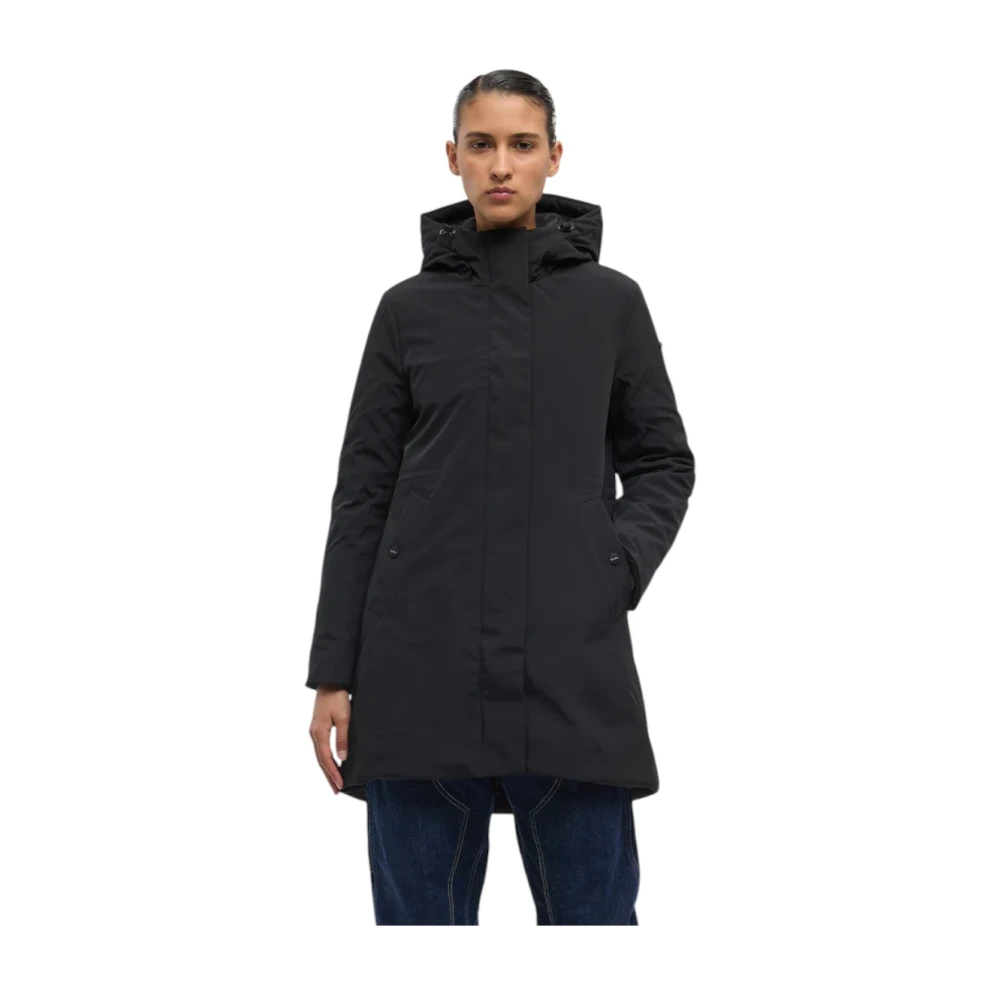 RefrigiWear Stijlvolle Winterjas Black Dames
