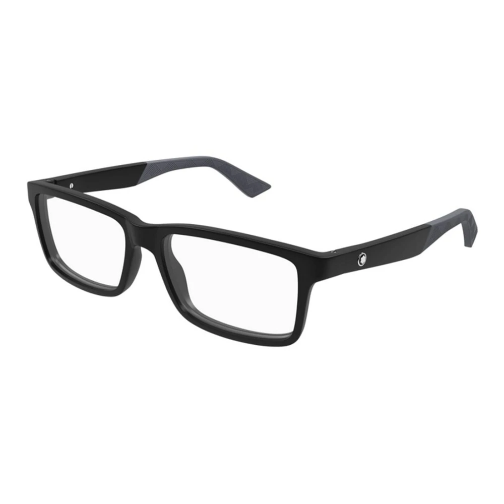 Montblanc Men's Black Glasses, 57 Mm, Mb0402o 002 Optical Frame