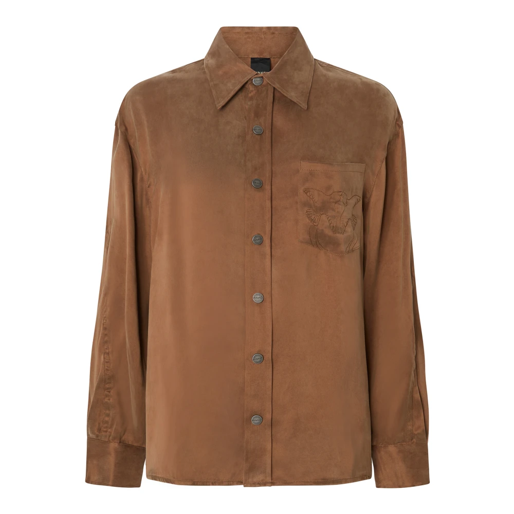 Pinko Donna Marrone - Camicie - Blouses & Shirts - S