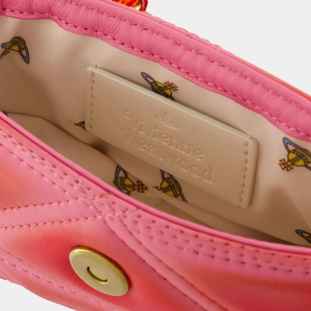 Vivienne Westwood Roze leren tas met kettingriem Pink Dames