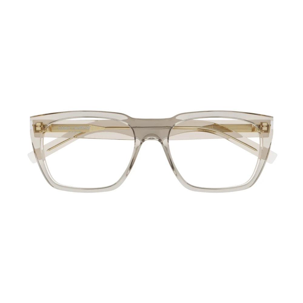 Saint Laurent Elegante Brillen Beige Heren