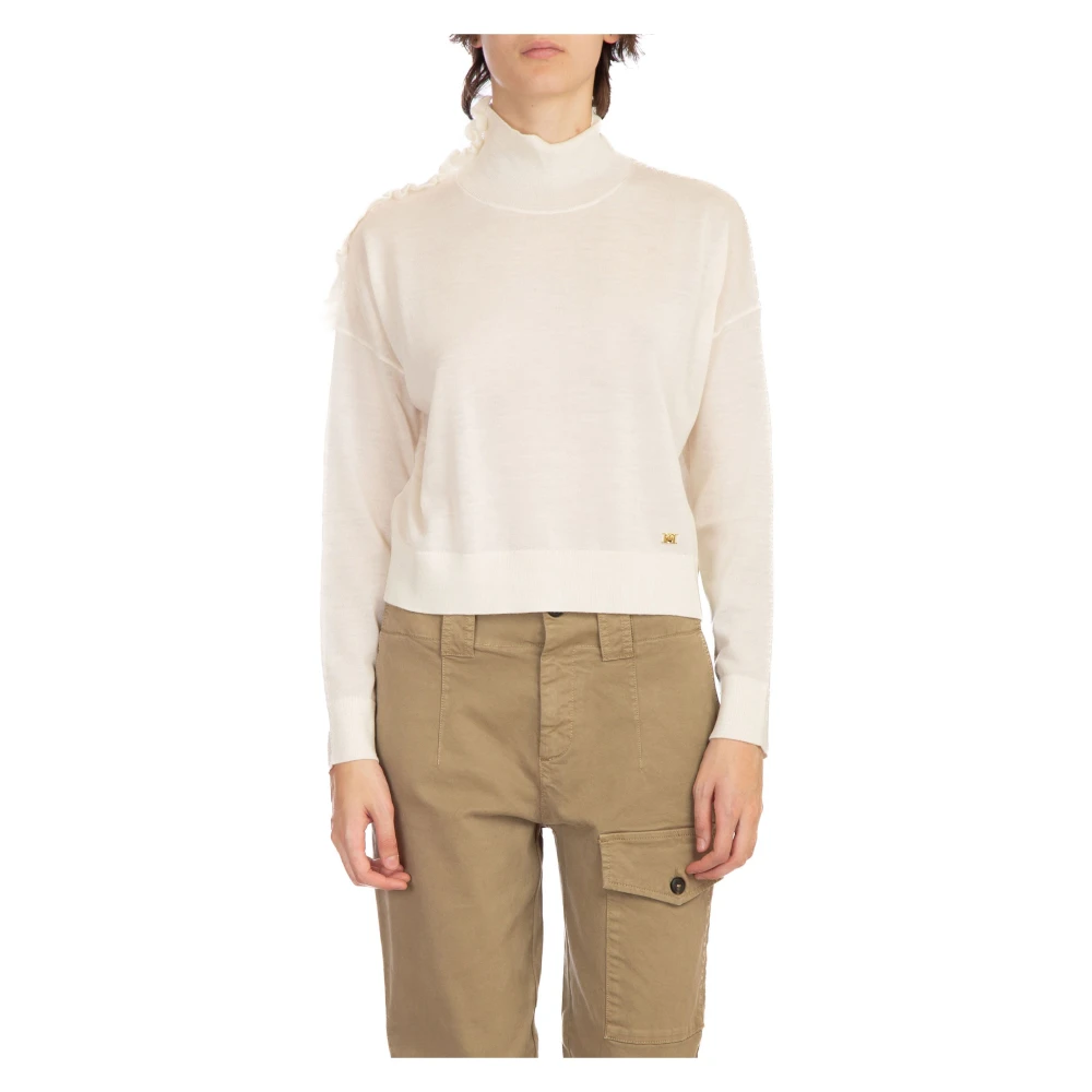 Pinko Z12 Crisopa Sweater White Dames