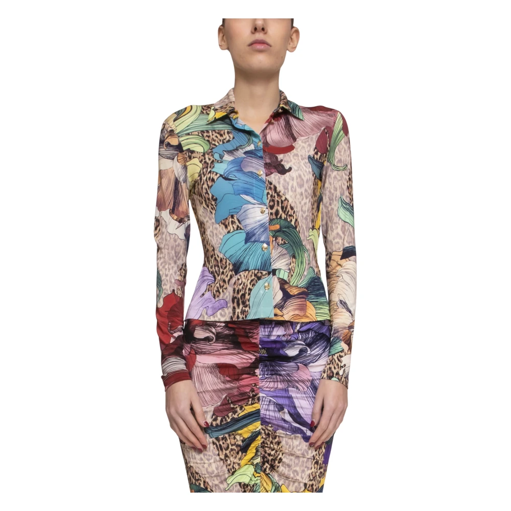 Just Cavalli Women's Multicolor Slim Shirt For