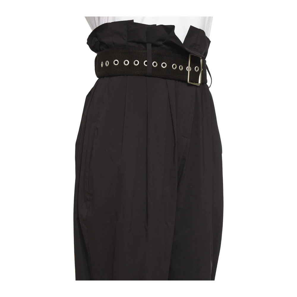 NÜ Denmark Pantaloni hoge taille Black Dames