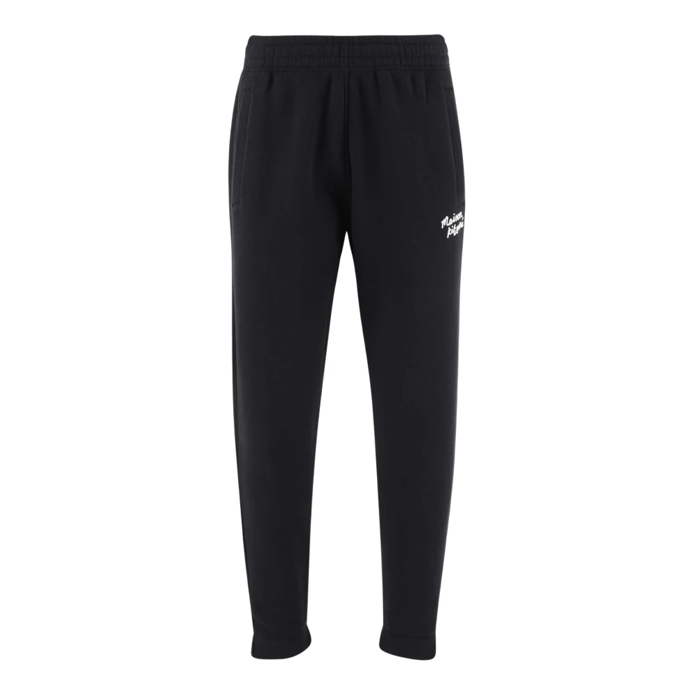 Maison Kitsuné Comfortabele Loungebroek Black Heren