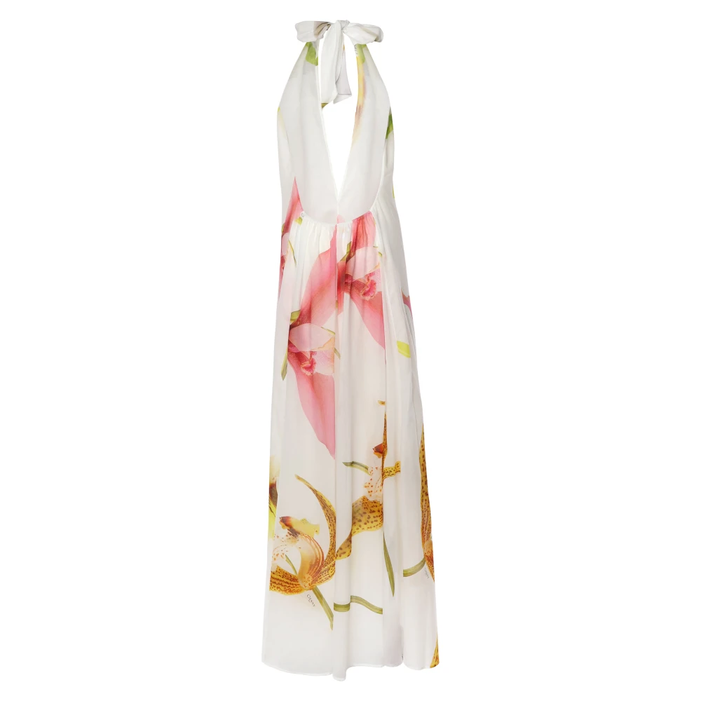 Genny Witte Jurk Vestiti Multicolor Dames