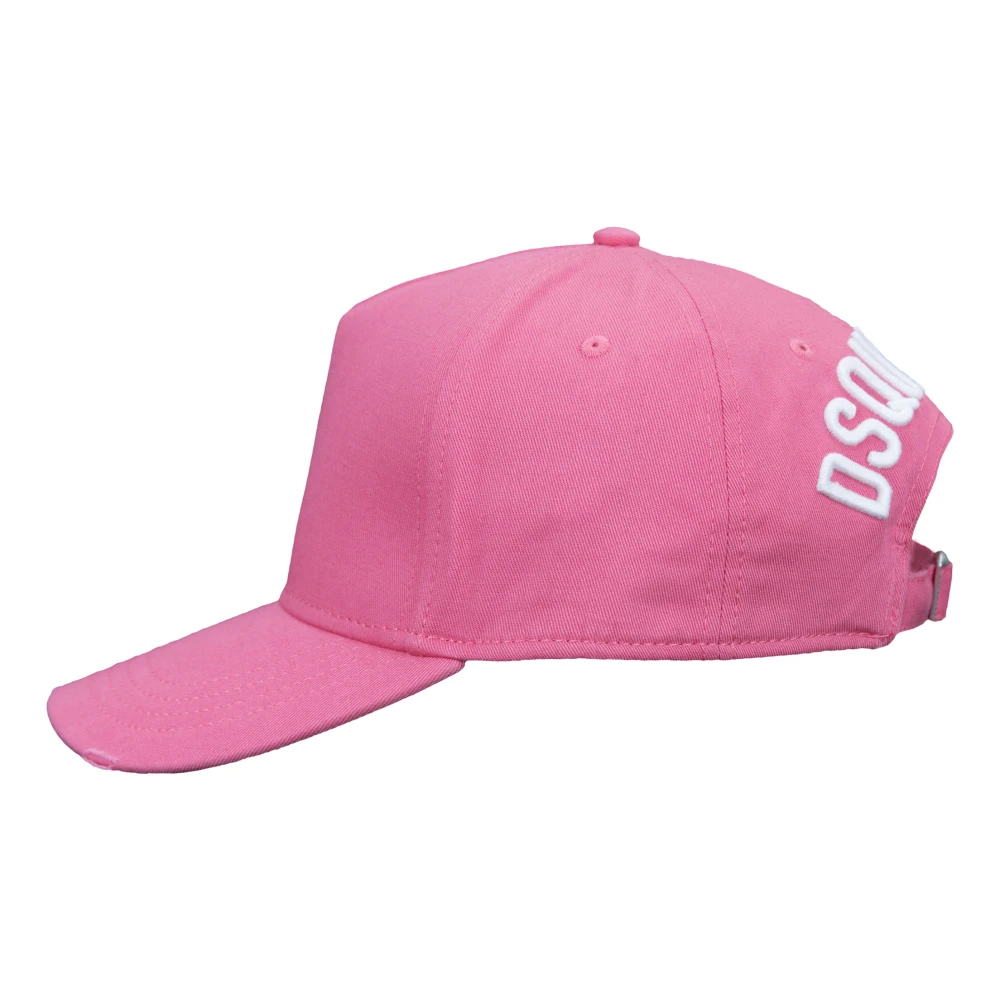Dsquared2 Verstelbare Baseball Cap met Logo Pink Unisex