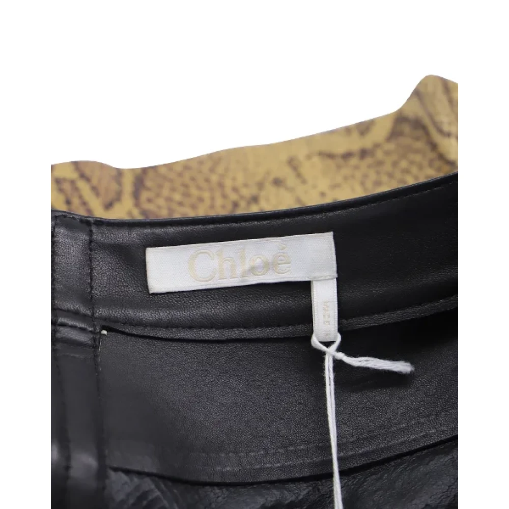 Chloé Pre-owned Leather bottoms Brown Dames