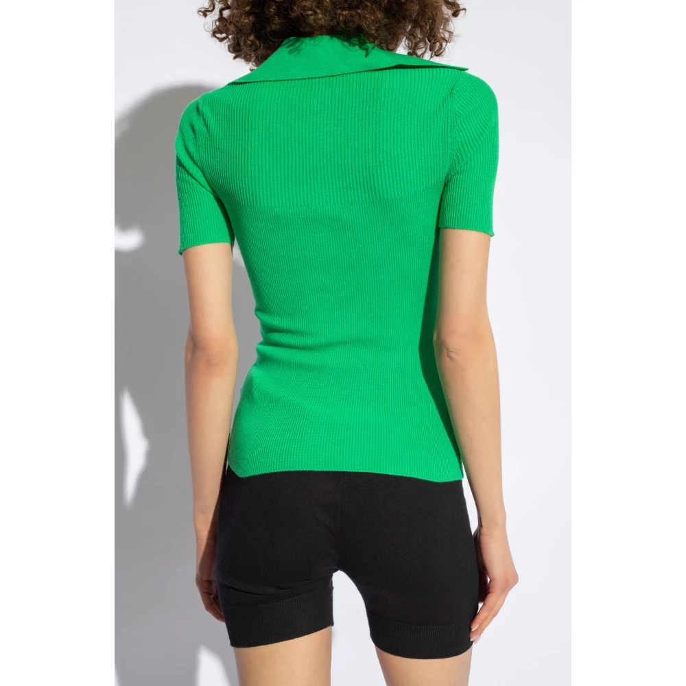 Vivienne Westwood Polo shirt met logo Green Dames