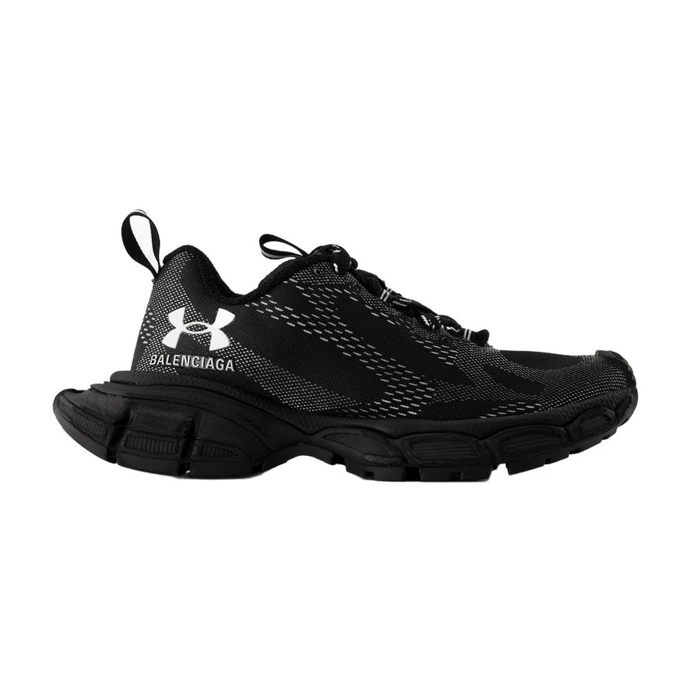 Balenciaga Women's Black Sneakers, 3 Uk, /White Synthetic Trainers