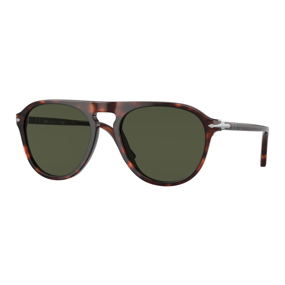Persol Unisex Green Po3302s 24/31 Sunglasses Acetate Turtle Pilot Normal - Image 5