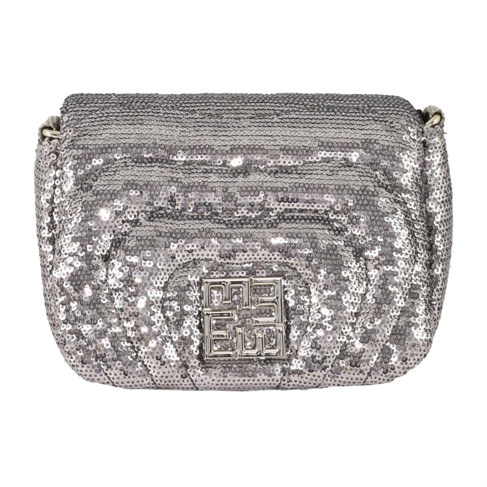 Ermanno Scervino Firenze Schoudertas in Polyester Mix Gray Dames