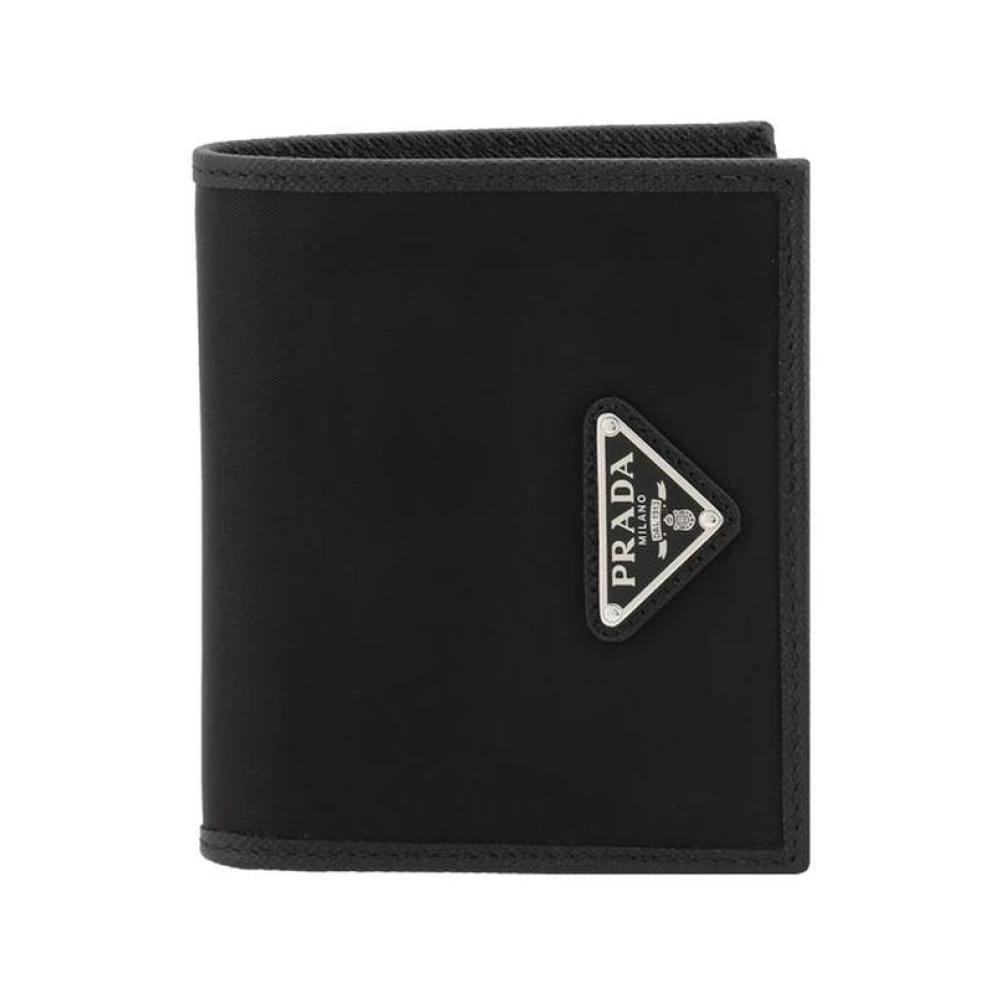 Joom Prada Herren Schwarz Re Nylon Triangle Logo Wallet 2Mo004 2Dmh F0002 - Bild 3