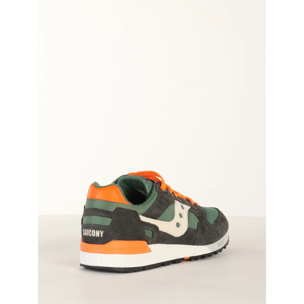 Saucony Groene Leren en Stoffen Sneakers Green Heren