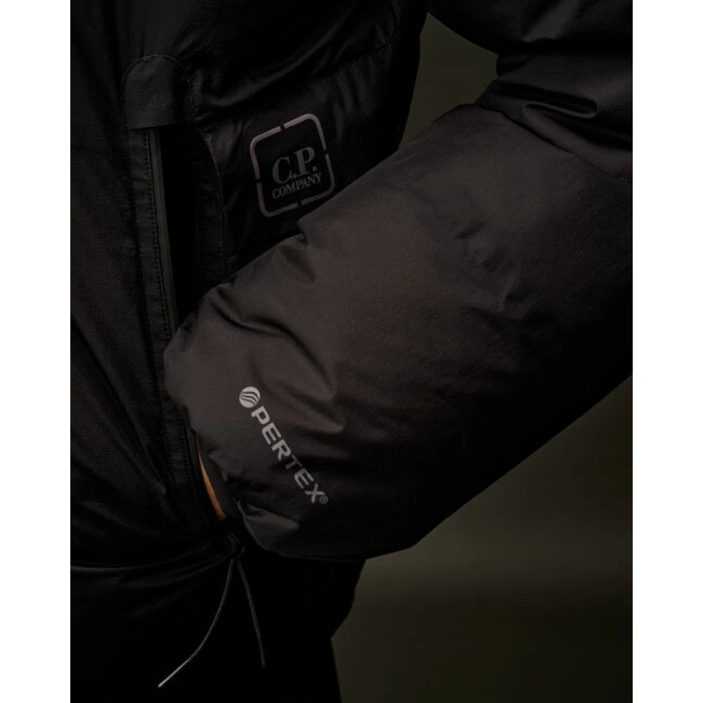 C.P. Company Zwarte Donsjas Regular Fit Black Heren