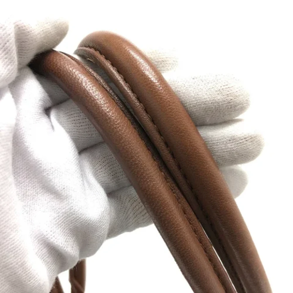 Louis Vuitton Vintage Pre-owned Cotton louis-vuitton-bags Brown Dames