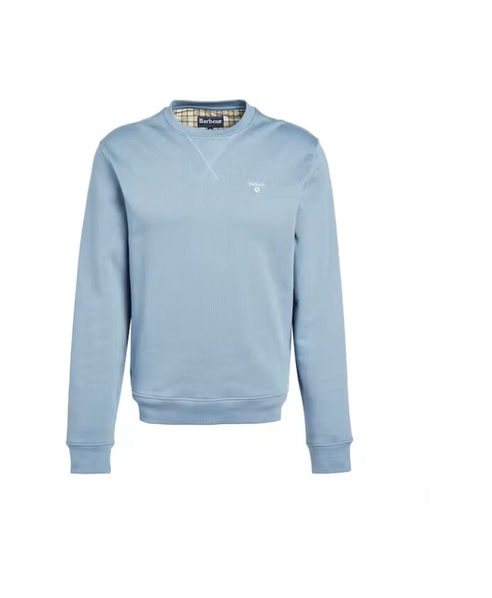 sweatshirt-col-rond-bleu-lave