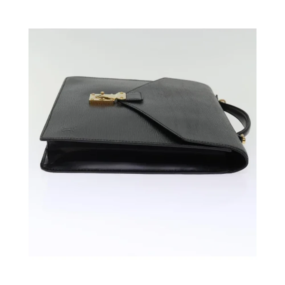 Louis Vuitton Vintage Pre-owned Leather louis-vuitton-bags Black Dames