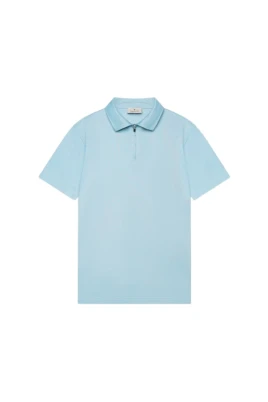 Supima Polo Zip Collar S/S