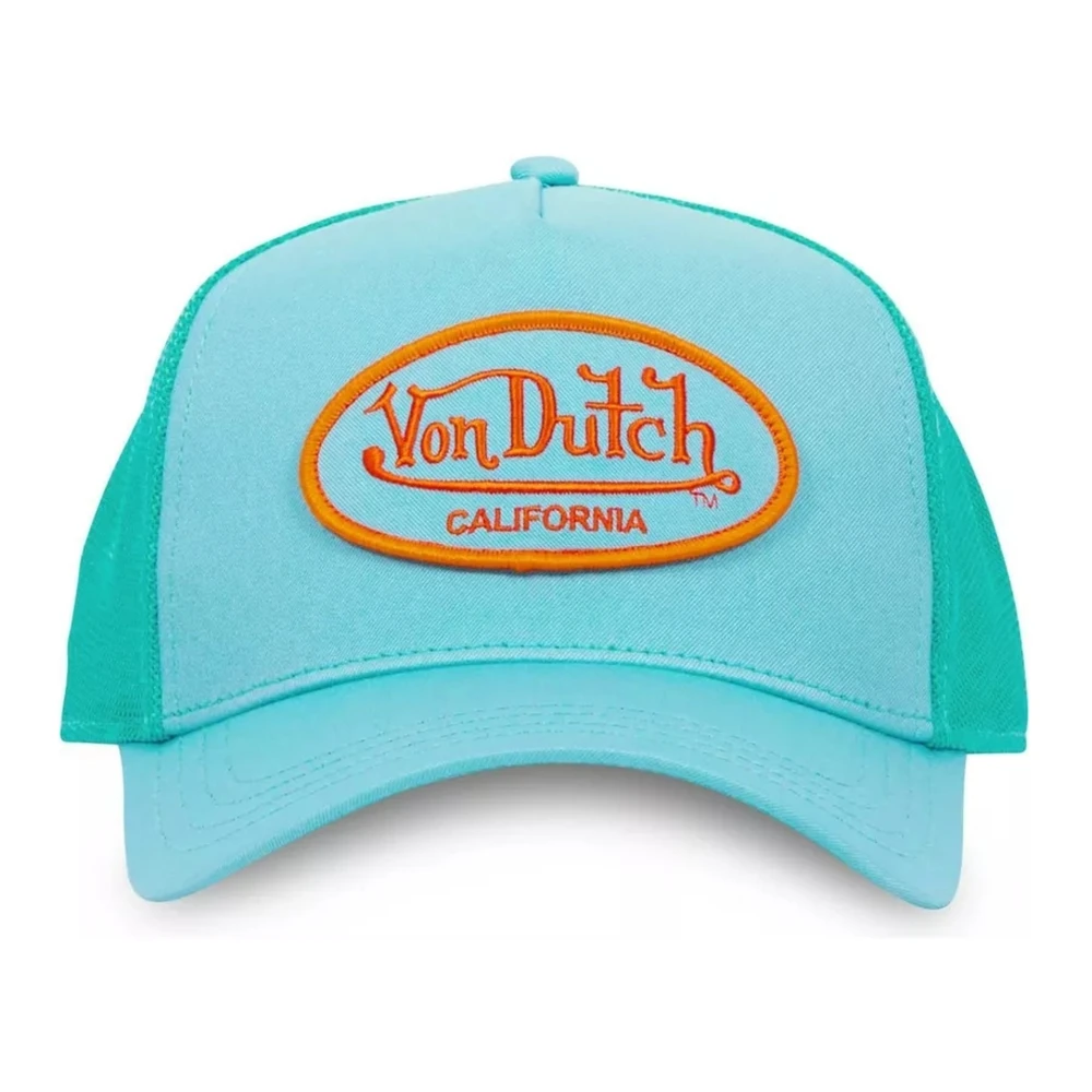 Von Dutch Turquoise Trucker Cap Blue Heren