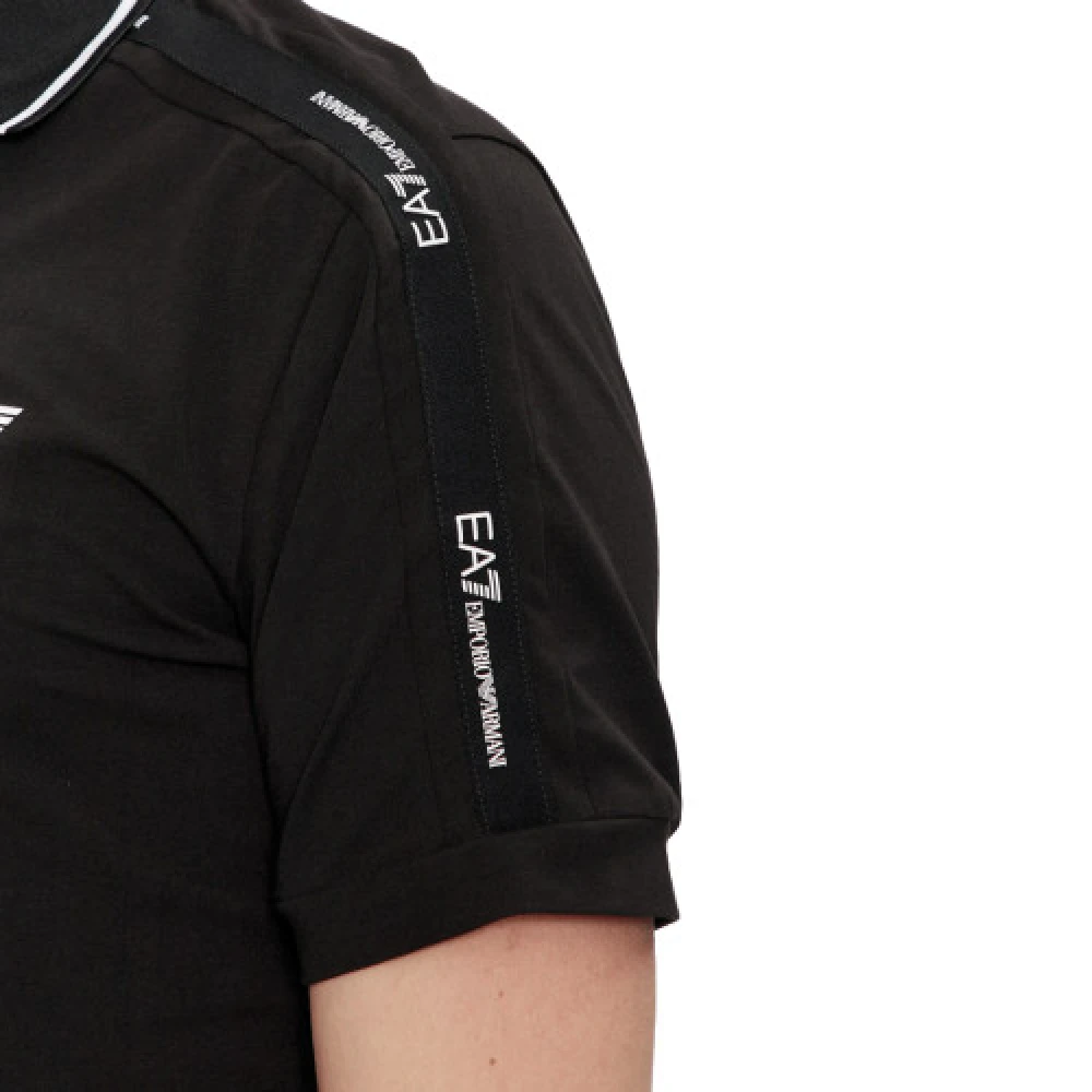Emporio Armani EA7 Zwart Polo Shirt 3Dpf20 Pj03Z Black Heren