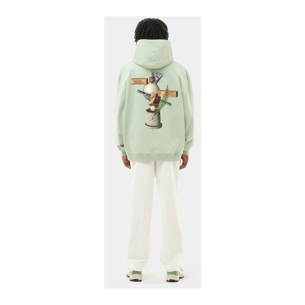 Filling Pieces Hoodie Balance Frosty Green Heren