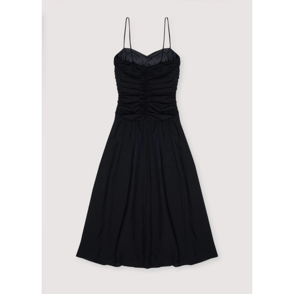 The New Society Eros Vrouw Lange Jurk Kaviaar Black Dames