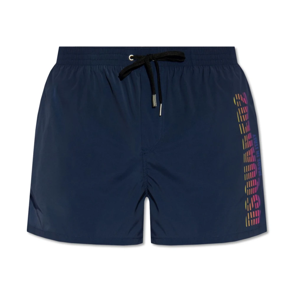 Dsquared2 Men's Blue Navy Swimwear - Beachwear - 2XL - Swimwear