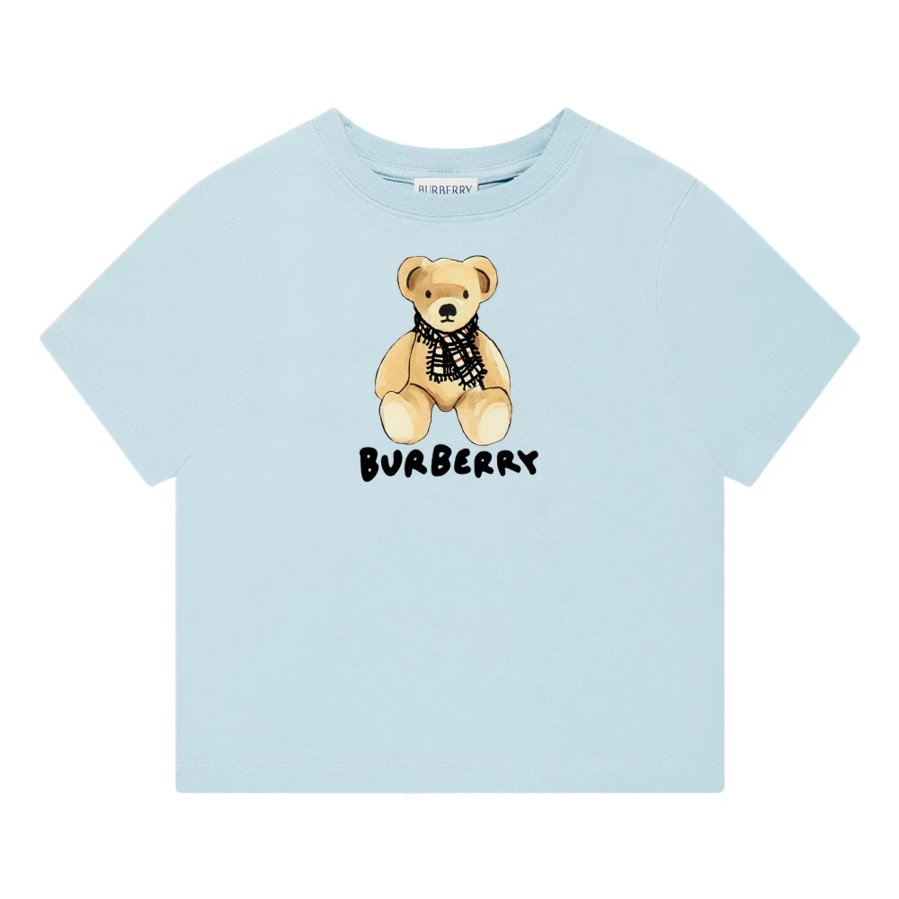 Burberry Men's Blue Teddy Bear T-Shirt In