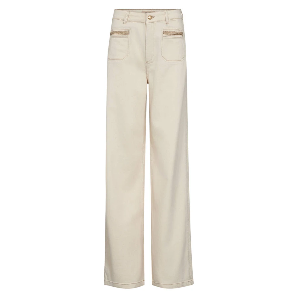 MOS MOSH Colette Clay Jeans Beige Dames