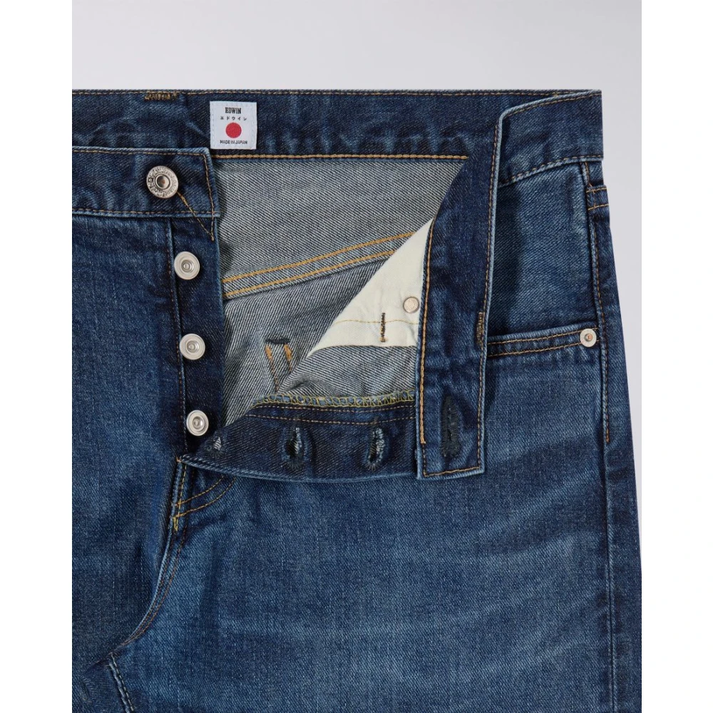 Edwin Regular Tapered Jeans Blauw Blue Heren